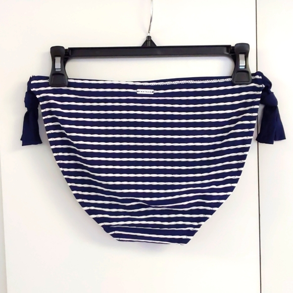 Fantasie San Remo Tie Side Bikini Bottom. Navy/White Stripe. Multiple sizes - Picture 2 of 6